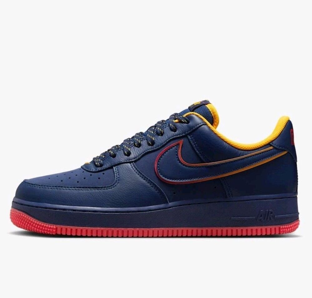 Nike Air Force 1 07 LV8 AF1 Retro Lettering Pack Blue HV5752-410 Men's Size 9.5